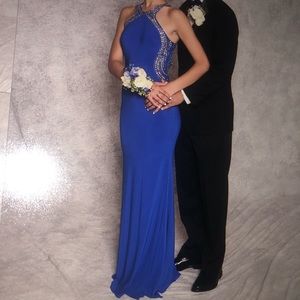 Prom dress royal blue